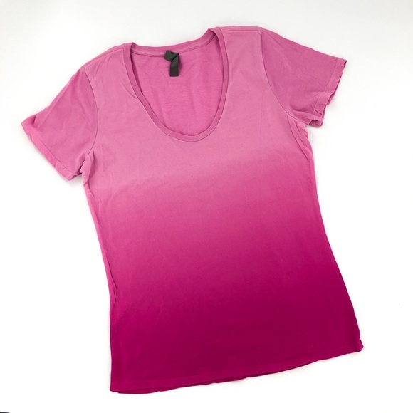 Pink Dip Dye Ladies Tee - Picture 1 of 1
